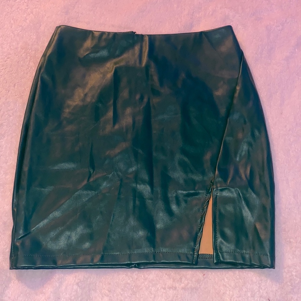green skirt